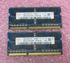 2xHYNIX  8GB 4GB 2Rx8 PC3-12800S DDR3L LaptopMemory HMT351S6CFR8C-PB Match Set