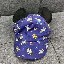 Disney Parks Hat Cap Mickey Mouse Ears Baseball Kids Boys 50th Anniversary Logo