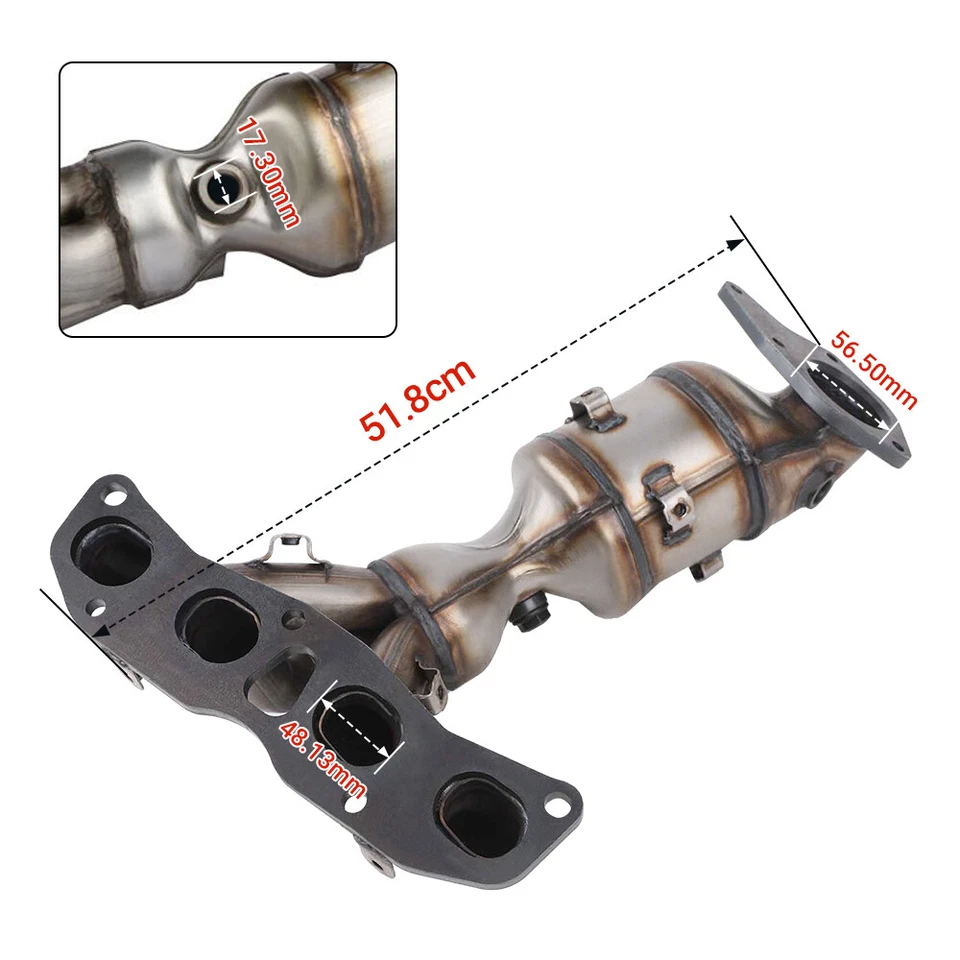 For 2007 2008 2009 2010 2011 2012 Nissan Altima 2.5 Catalytic Converter Manifold Foto 2 de 4