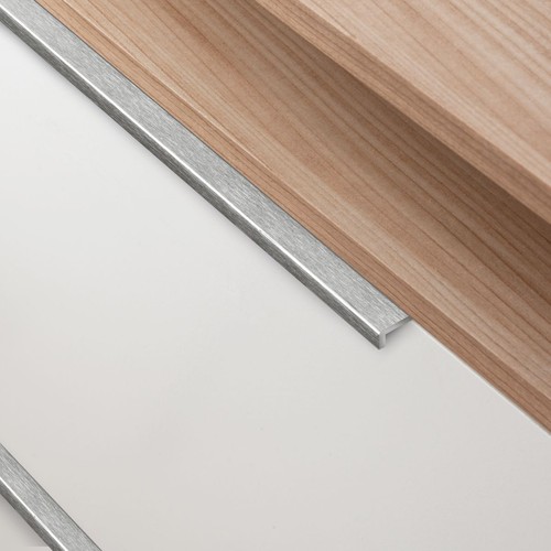 Barra De Agarre De Aluminio Con Mango De Perfil Negro De Acero Inoxidable - Imagen 11 de 29