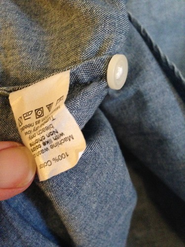 J Crew XS Nuevo con etiquetas Calce Perfecto Ligero 100% Algodón - Imagen 8 de 9