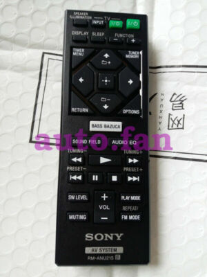 Telecomando Sostitutivo Sony RM-ANU215 - Per Soundbar HT-GT1 E Modelli