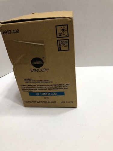 NEW GENUINE KONICA MINOLTA CF1501 CF2001 Cyan Toner C3A Cyan C46 - Picture 3 of 3
