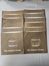 45 RPM 7" RECORD SLEEVES CO. SLEEVE 12 PACK SEE PHOTOS - Atlantic SLV3 2
