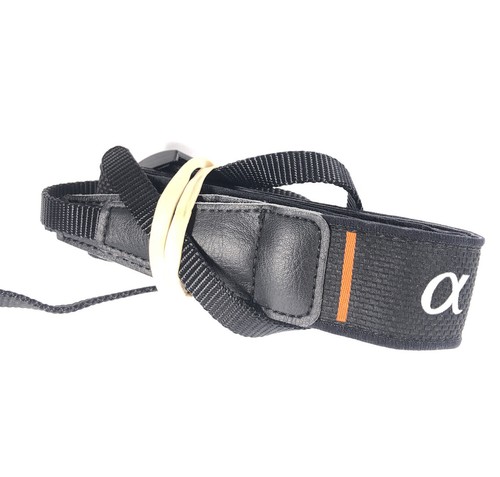 Genuine Sony Alpha NEX 1.125" (1 1/8”) Wide Neck/Shoulder Strap (carbon)