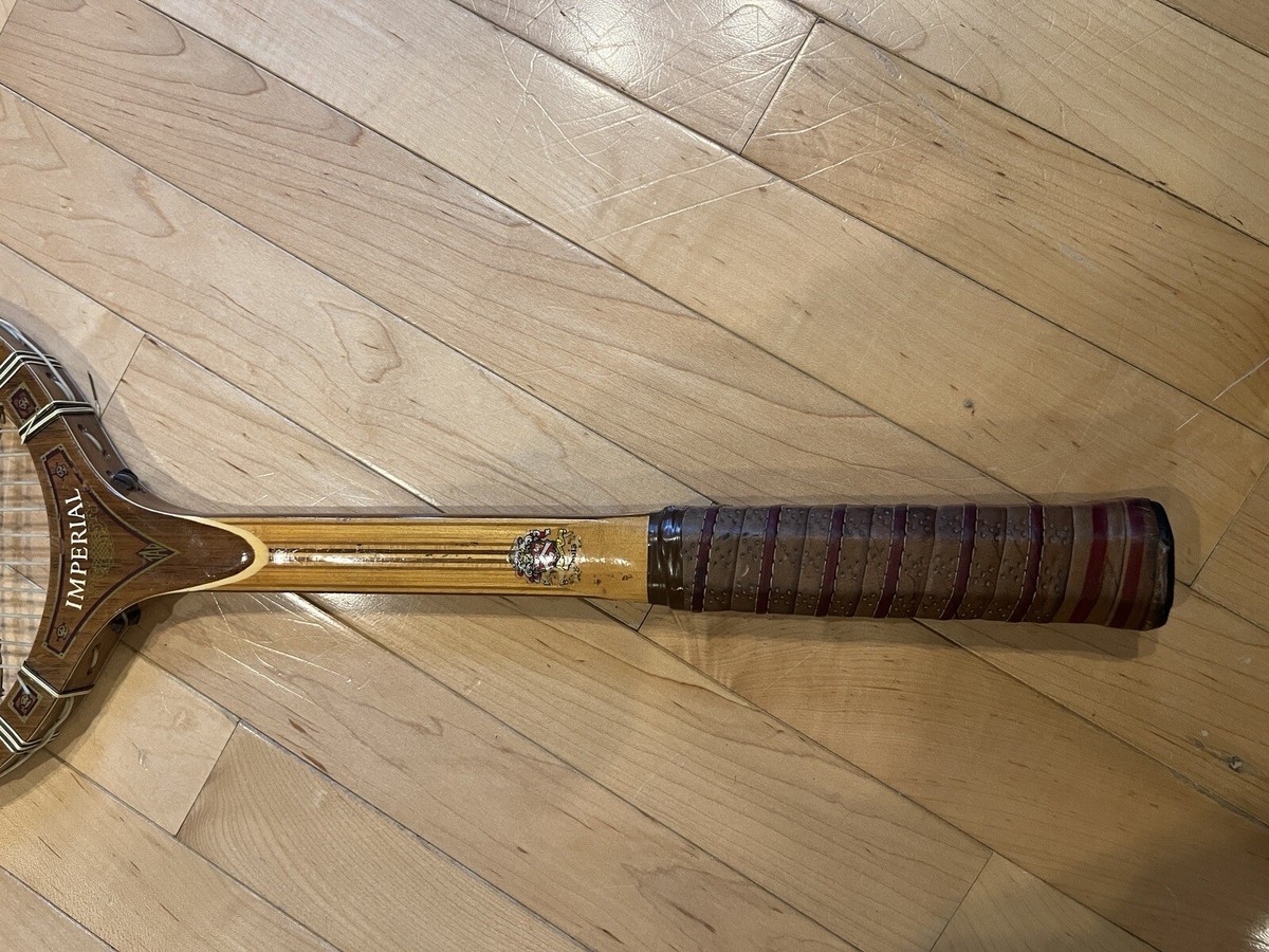 Vintage TAD Davis Tennis Racket Wooden Imperial Custom Made USA | eBay