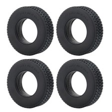 Flyxm 4pcs 22mm 25mm Soft Rubber Tires Tyre For 114 Tamiya Rc Tractor Truck Car