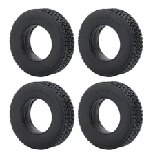 FLYXM 4PCS 22MM 25MM Soft Rubber Tires Tyre for 1/14 Tamiya RC Tractor Truck Car