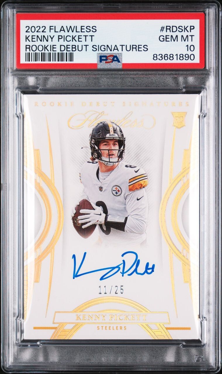 Kenny Pickett Panini Flawless Debut Duals Relics #DDKP Base