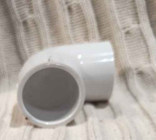 Pvc White 90 Degree Angle Size 1 1/4" - Picture 4 of 5