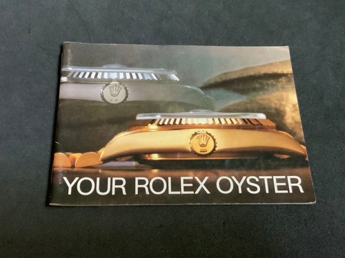 Authentic YOUR ROLEX OYSTER Booklet 1984-1999 -Choose Date- All English GMT SUB. - Picture 5 of 55