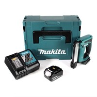 Makita Dst 221 RM1J 18 V Li-Ion Akku Tacker Im Makpac + 1X 4 Ah Akku + 1X Lader