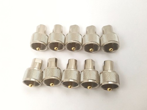 50 piezas adaptador RF FME FME FME macho a UHF macho Delrin aislamiento pasador dorado cuerpo de pezón - Imagen 5 de 8