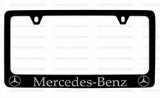 1 Mercedes Benz Black License Plate Frame 1 Mercedes Benz Black License Plate Frame