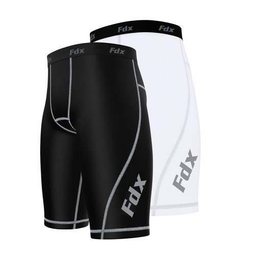 FDX Mens Compression Shorts Sports 