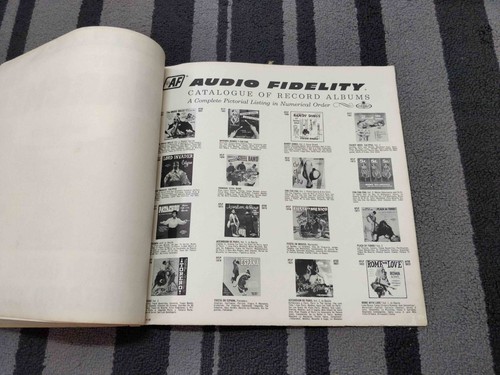 EXTREMELY RARE AUDIO FIDELITY RECORDS CATALOGUE W/ JAZZ RECORDS COVERS SEE PICS - Picture 8 of 10