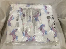 New Carter's Kid Girls 1-Piece Unicorn Fleece Footie Pajamas White many sizes