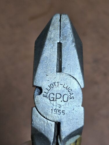 Awesome Elliott Lucas Pliers 8 1/4” Vintage GPO 1955