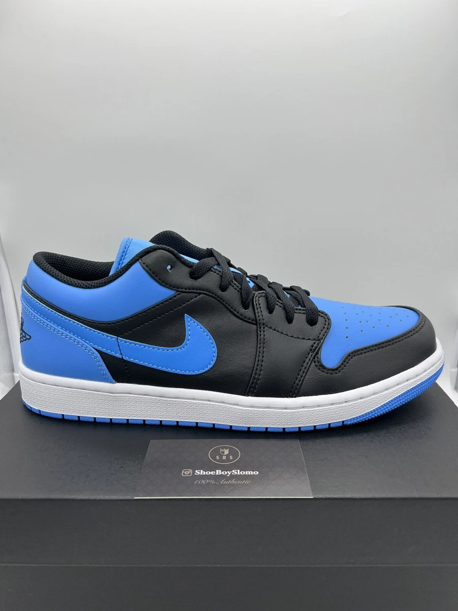 Brand New Nike Air Jordan 1 Low UNC University Blue Black White 553558-041