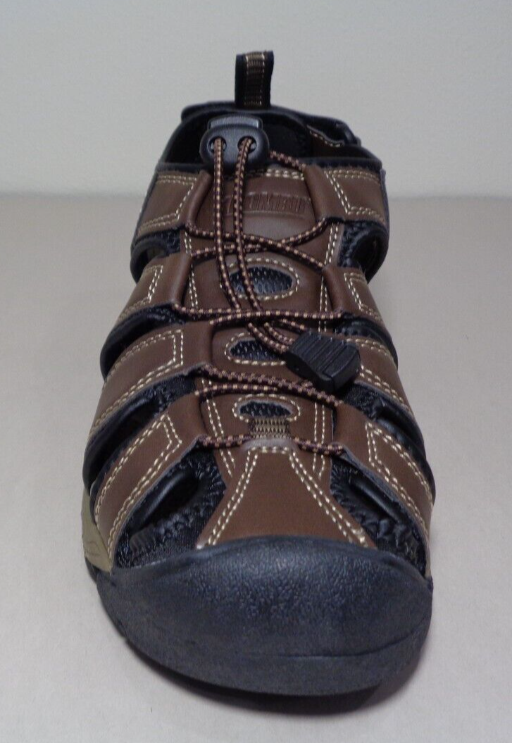 Khombu Size 13 M HAL Brown Fisherman Closed Toe Sandals New  display picture 2