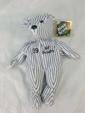 Salvino's Bam Beano's Beanie Bear 98 NY Yankees Champs 39 STRAWBERRY QEEV5-W3