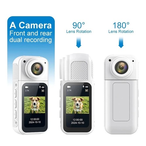 2.7K HD Thumb Action Camera WiFi Compact Hands-Free POV Cam 1080P Supports 128GB - Picture 15 of 26
