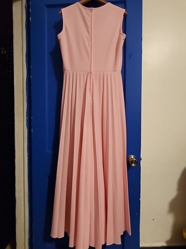 Vintage Miss Shaheen Pretty IN Pink Wide Leg Palazzo Pants Jumpsuit Sizr 16 - Picture 2 of 10