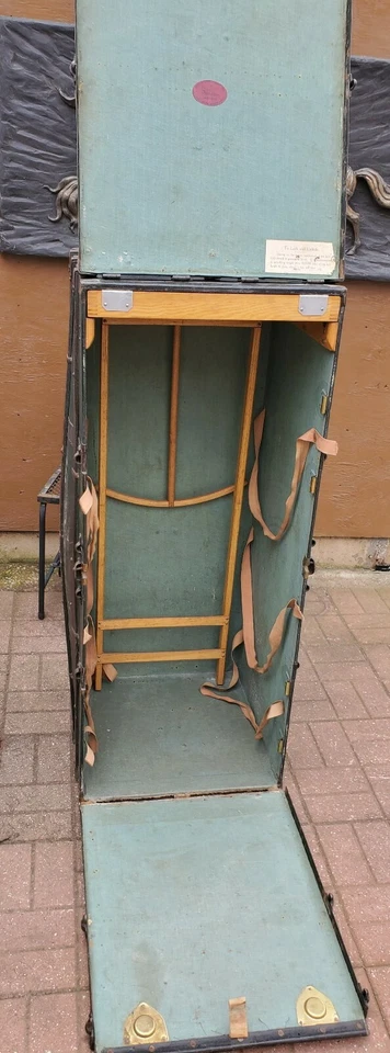 Винтажный 1898 Innovations Pier Busseti Гардероб Шкаф Пароварка Сундук Сундук МЕСТНЫЙ P/U! - Изображение 2 из 4