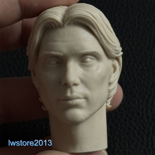 1:6 Cillian Murphy Scarecrow Head Sculpt Carved For 12" Male Action Figure Body - Picture 4 of 6