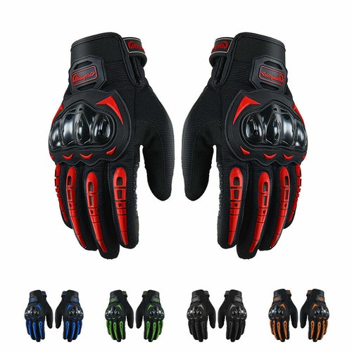 Touch Screen Alloy Steel Motorcycle Gloves Bicycle Motorbike Racing Moto Gloves - Picture 1 of 32