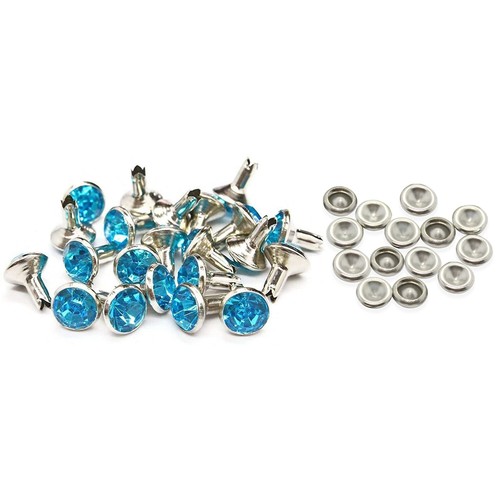 Mode Strass Nieten Kristall Diamant Nieten Kleidung Leder Handwerk 10 mm - Bild 18 von 34