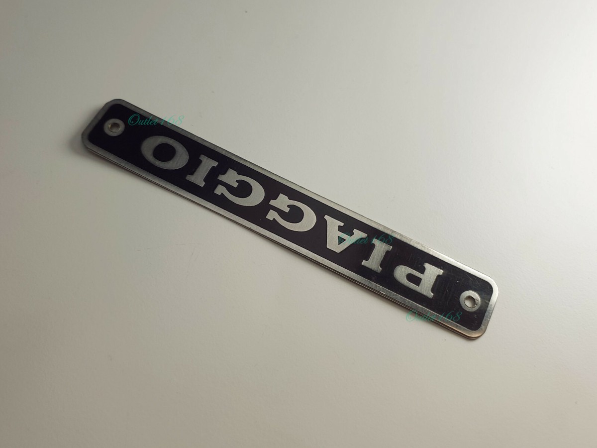 Scooter Piaggio Vespa 125 150 180 VBA VBB VBC Back Seat Badge