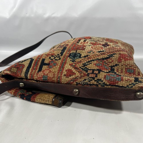 Bolso Raro De Colección Alfombra Bolso Cartera Años 70 The Berkeley Bolso Boho Tejido Tapiz Defecto - Imagen 9 de 14
