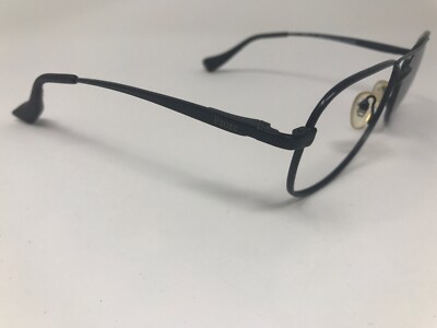 EMILIO FIORE Sunglass Frame Aviator Italy EF002 Matte Black LJ57
