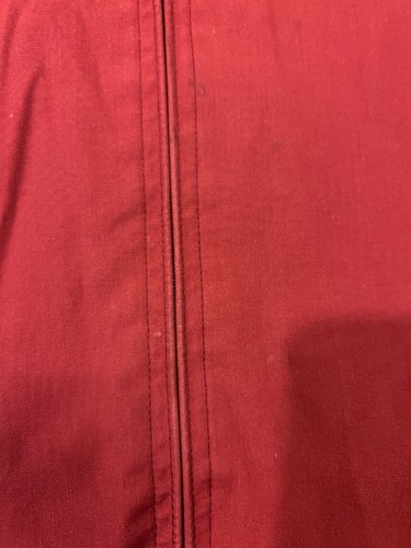 Izod Lacoste Alligator Logo Linen Jacket Prep Preppy Men's Coat Large Burgundy - Picture 8 of 11