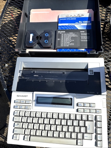 VTG Sharp Portable IntelliWriter PA-1000H No Cord Read PARTS ONLY- Please Read - Picture 2 of 7