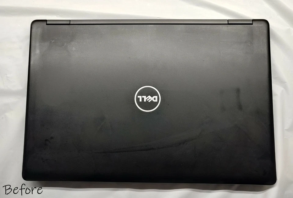 Capa protetora preta texturizada para notebook Dell Latitude 5580 - 5590 + apoio para as mãos - Imagem 2 de 4