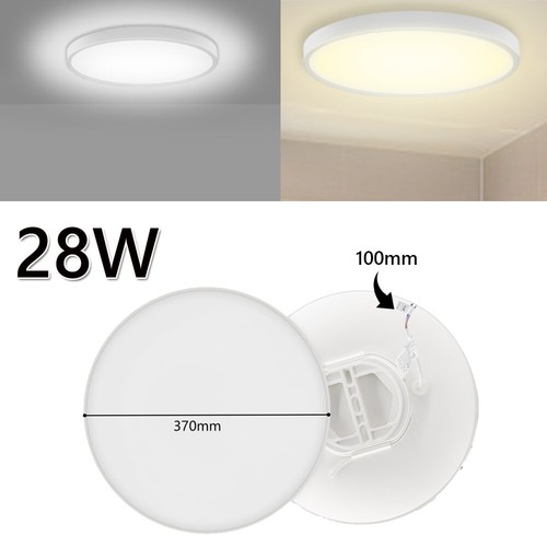 LED Ceiling Light 16-48W Panel Down Light Bathroom Kitchen Living Room Wall Lamp - Picture 22 of 27