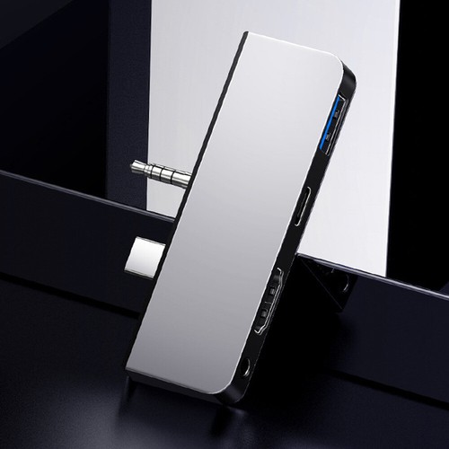 USB-C to HDMI USB 3.0 Audio Jack 3.5mm Type C Hub Adapter For MS Surface Go - Picture 9 of 10