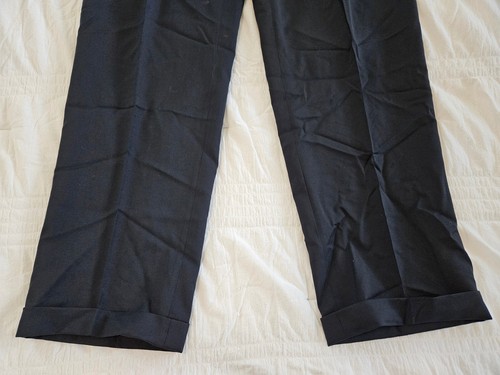 Canali Anzughose Herren Größe 36 x 33 schwarz 100 % Wolle Italien BX4 - Bild 2 von 22