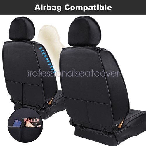 Car Full Surround Set 5-Seat Cover Faux Leather Cushion Pad Covers For Niss - Bild 5 von 19