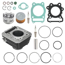 Cylinder Top End Piston Gasket Kit Big Bore For 1988-2000 Honda TRX 300 Fourtrax