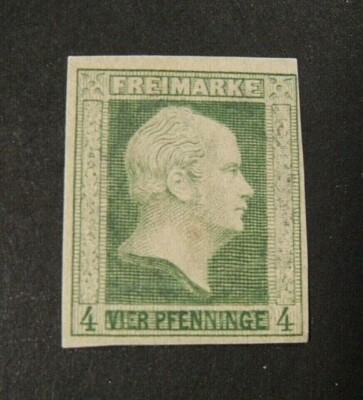 DEUTSCHLAND ,GERMANY ,Old State Preussen 1850-56 ''Bildnisse Friedrichs IV'' 4p MH*
