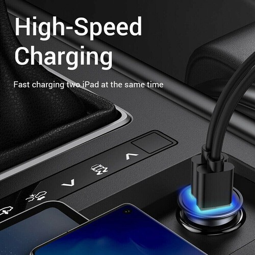 FAST CAR CHARGER 2 USB Port For Iphone Samsung Universal Socket Adapter UK - 第 7/13 張圖片
