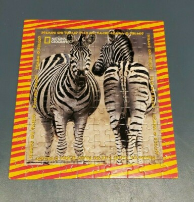 National Geographic Rose Art Zebra 100 piece puzzle | eBay