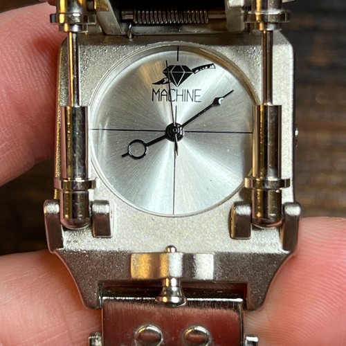 Edge Co Wrist Watch Machine III 1992 Cylinder Piston Steampunk Retro Vintage - Picture 12 of 22