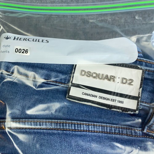 Dsquared2 Jeans Womens Size 36 Blue Stretch Denim Ankle Length Italian Made - Picture 13 of 13