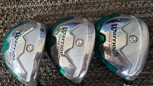 SET O 3 WARRIOR TE TOMAHAWK EDGE FAIRWAY WOODS 3 5 6 EXCELLENT UNIFLEX GRAPHITE - Picture 2 of 9
