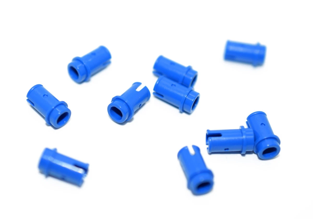 10 New Blue Lego Technic Pin 1 2 without Friction Ridges 4274 connector rod stud