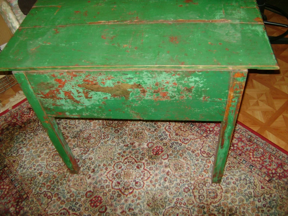 VOILA 39 1/2" W x 22" D x 29 1/2" H Mesa Española RÉPLICA SIGLO XVIII MADERA  Foto 2 de 4